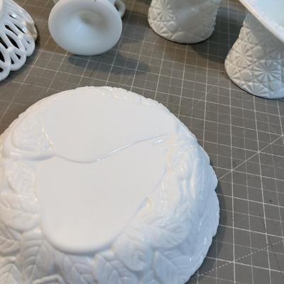 Milk Glass Collection 
