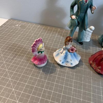 6  Figurines Gloss Finish all from Japan