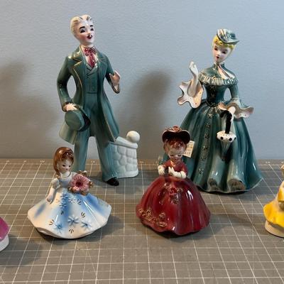 6  Figurines Gloss Finish all from Japan