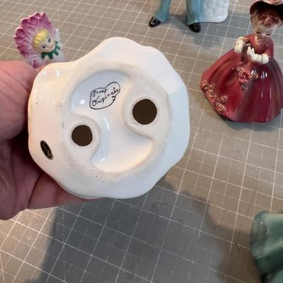 6  Figurines Gloss Finish all from Japan