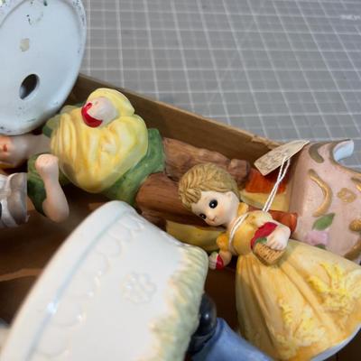 Huge Tray of Japanese Figurines from 60's & 70's 