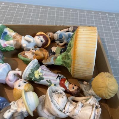 Huge Tray of Japanese Figurines from 60's & 70's 