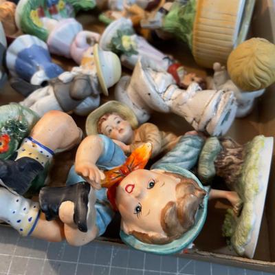 Huge Tray of Japanese Figurines from 60's & 70's 