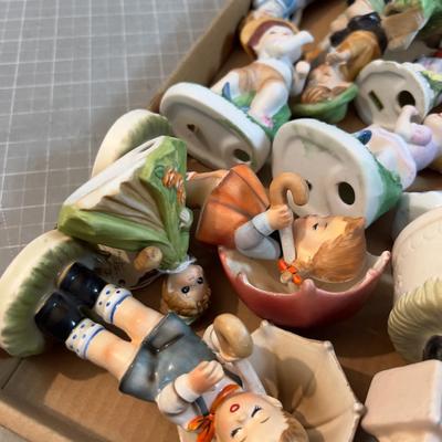 Huge Tray of Japanese Figurines from 60's & 70's 