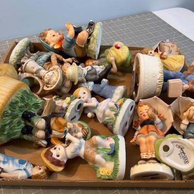 Huge Tray of Japanese Figurines from 60's & 70's 