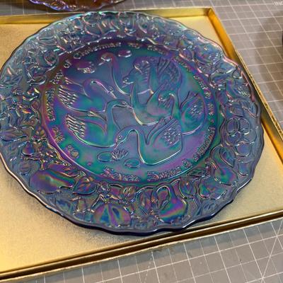 AMAZING 12 Days of Christmas GLASS PLATES 
