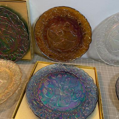 AMAZING 12 Days of Christmas GLASS PLATES 