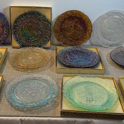 AMAZING 12 Days of Christmas GLASS PLATES 