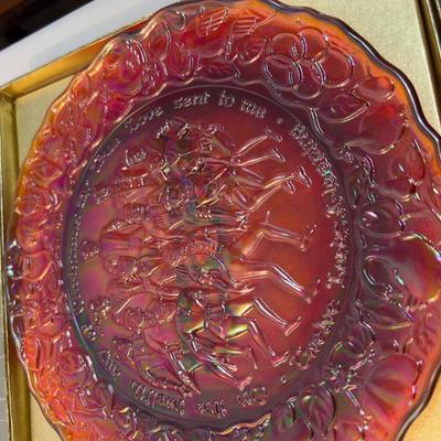 AMAZING 12 Days of Christmas GLASS PLATES 