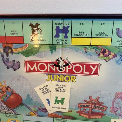 Darling Framed Monopoly Junior Board