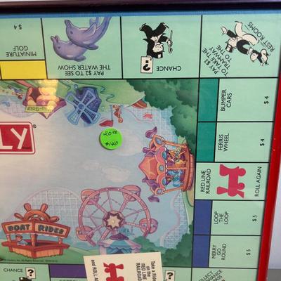 Darling Framed Monopoly Junior Board