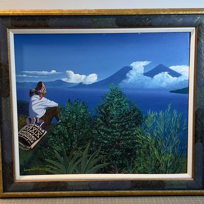 Acrylic on Canvas Myan Boy 