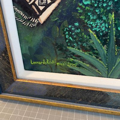 Acrylic on Canvas Myan Boy 