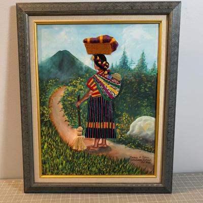 Guatemalan Mixed Media, Woman with Child
