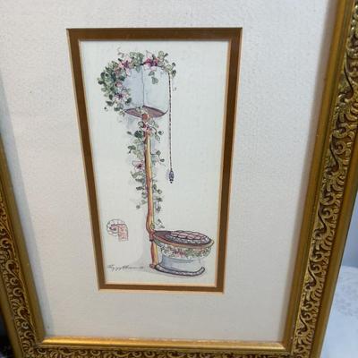 set of 3 ETCHINGS Framed under Glass, WOW!!! 