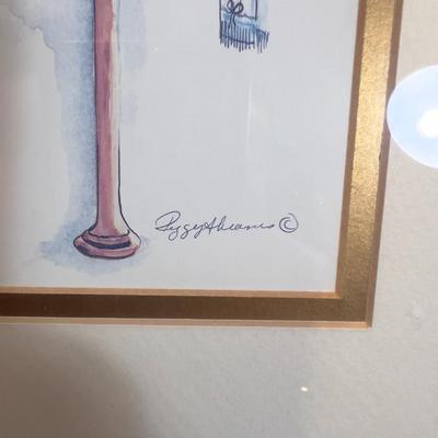 set of 3 ETCHINGS Framed under Glass, WOW!!! 