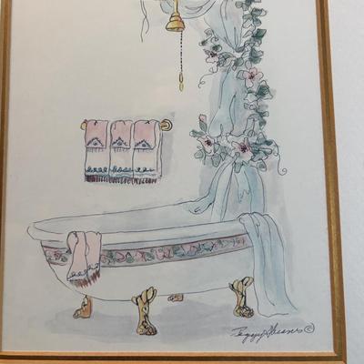 set of 3 ETCHINGS Framed under Glass, WOW!!! 