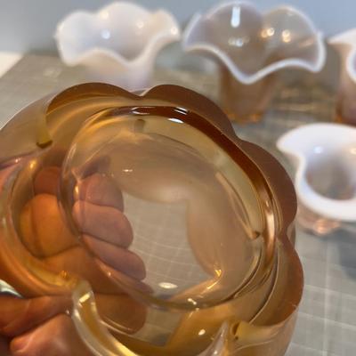 Duncan Miller Canterbury Pink Opalescent (7) Pieces