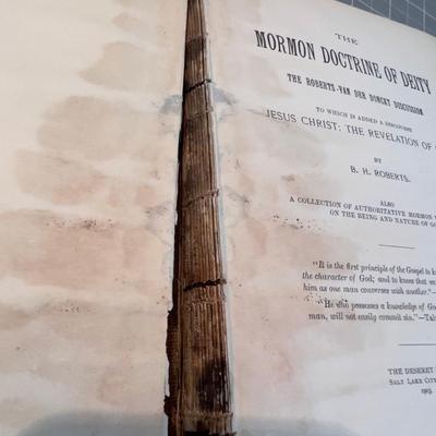 The Mormon Doctrine of Deity Dated 1903 