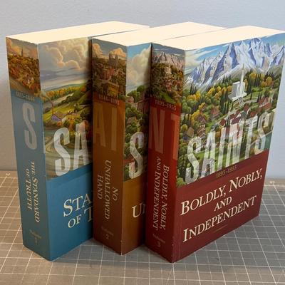3 Volume Set Titled SAINTS - LDS History Books