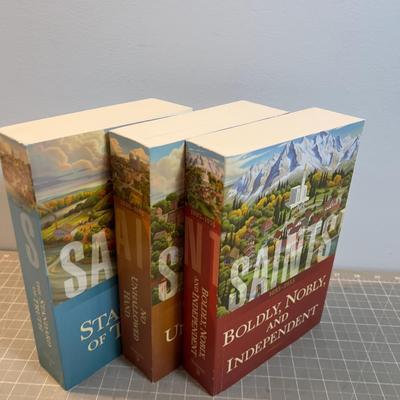3 Volume Set Titled SAINTS - LDS History Books