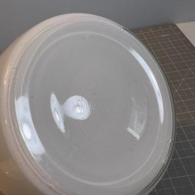 Fire King Casserole & Glass Painted Jar