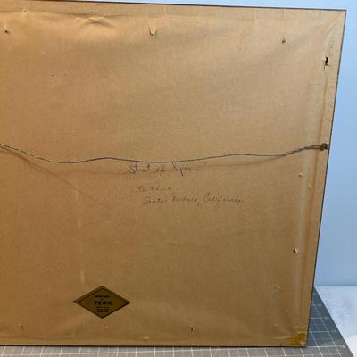 Street Art from Santa Barbara by Robles Water Color Framed