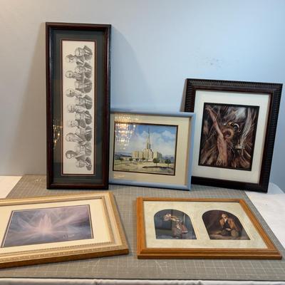 Religious LDS Prints Framed
