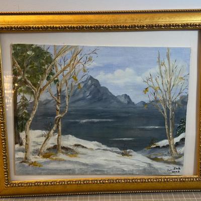 Original Acrylic on Board Dated 2003 By Fern Banks 