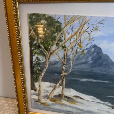 Original Acrylic on Board Dated 2003 By Fern Banks 