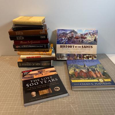 Stack of LDS Books 