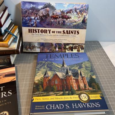 Stack of LDS Books 
