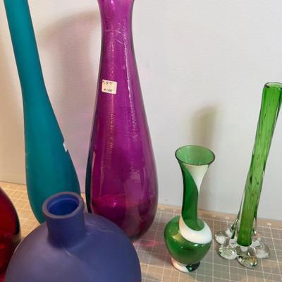 6 Pieces of Glasses Colored 