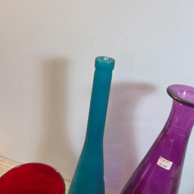 6 Pieces of Glasses Colored 