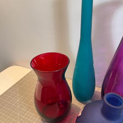 6 Pieces of Glasses Colored 