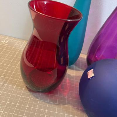 6 Pieces of Glasses Colored 