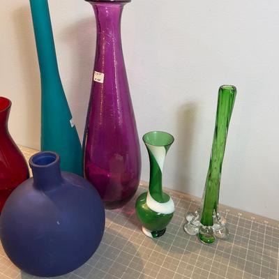 6 Pieces of Glasses Colored 