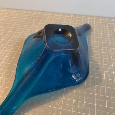 Viking Glass Cobalt Blue Dish 17-1/2" 