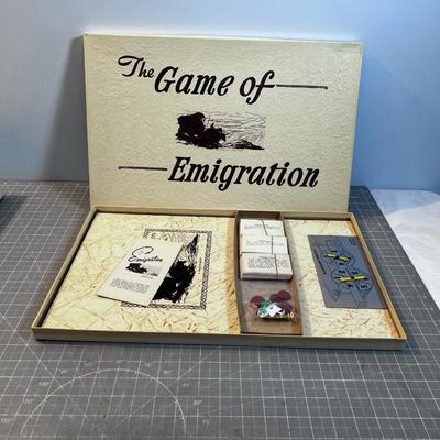 The Board Game EMIGRATION Vintage LDS Family Game