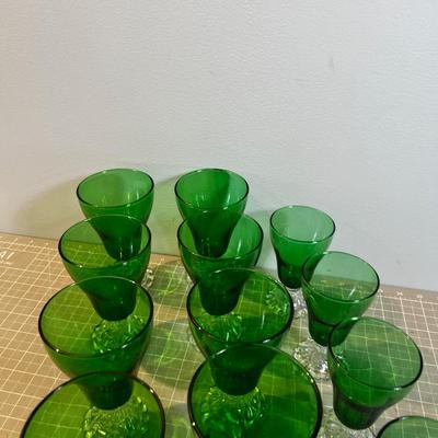Awesome Green Glass Burwick or Boppie Emerald