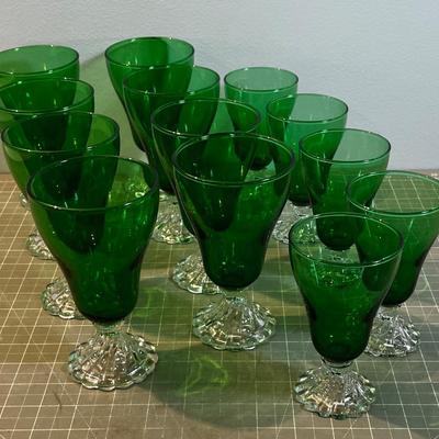 Awesome Green Glass Burwick or Boppie Emerald