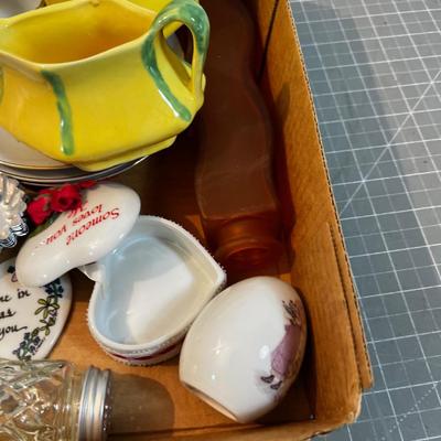 Box Top of Collectibles - Figurines etc.