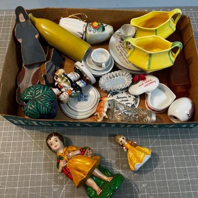 Box Top of Collectibles - Figurines etc.