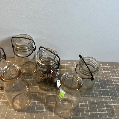 Cream Jugs and Small Jars - Old