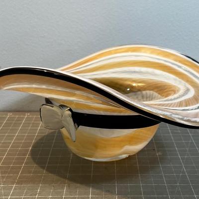 Hand Blown Glass HAT / Bowl 