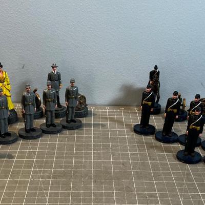 Civil War Figural Chess Set 