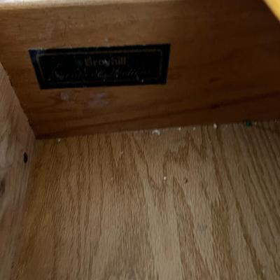 Fruit Wood Finish End Table 