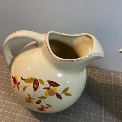 Autum Leaf Tea Pots & Ball Jug (2) 