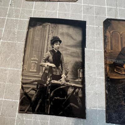 Tin Type Circa 1870's (6) 