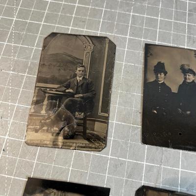 Tin Type Circa 1870's (6) 